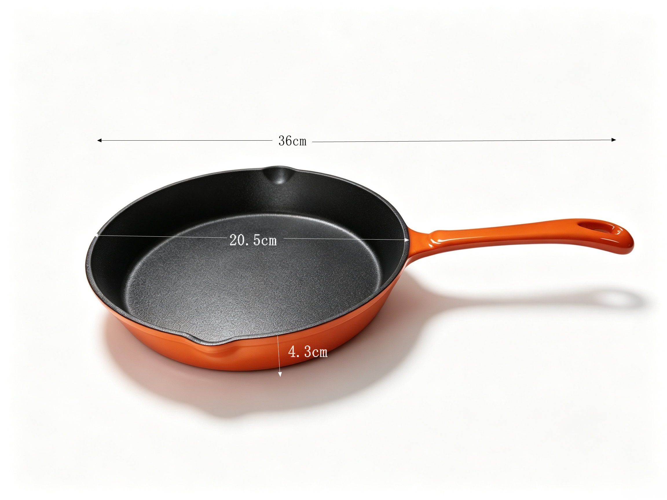 Cast Iron Skillet /Round Fry Pan /JTEP-210