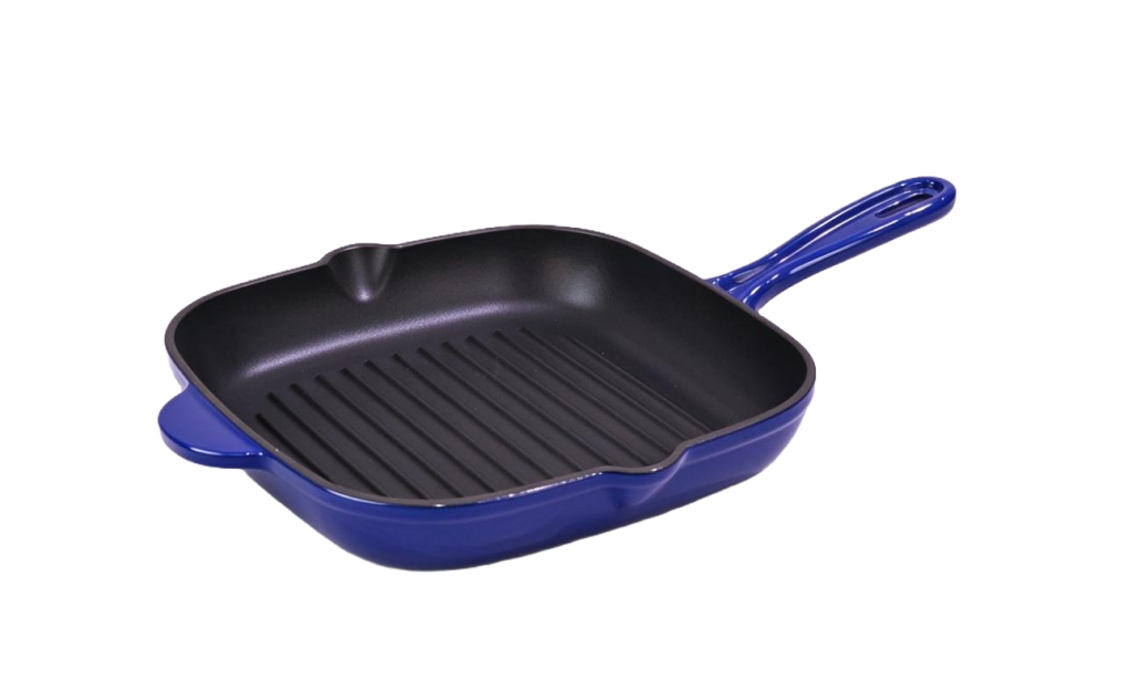 Enameled Cast Iron Square Grill Pan/Skillet/JTEP-24