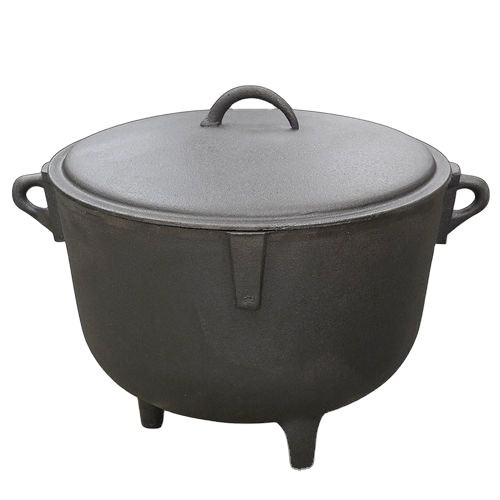 Cast Iron Pot Outdoor BBQ Camping Deep Pot