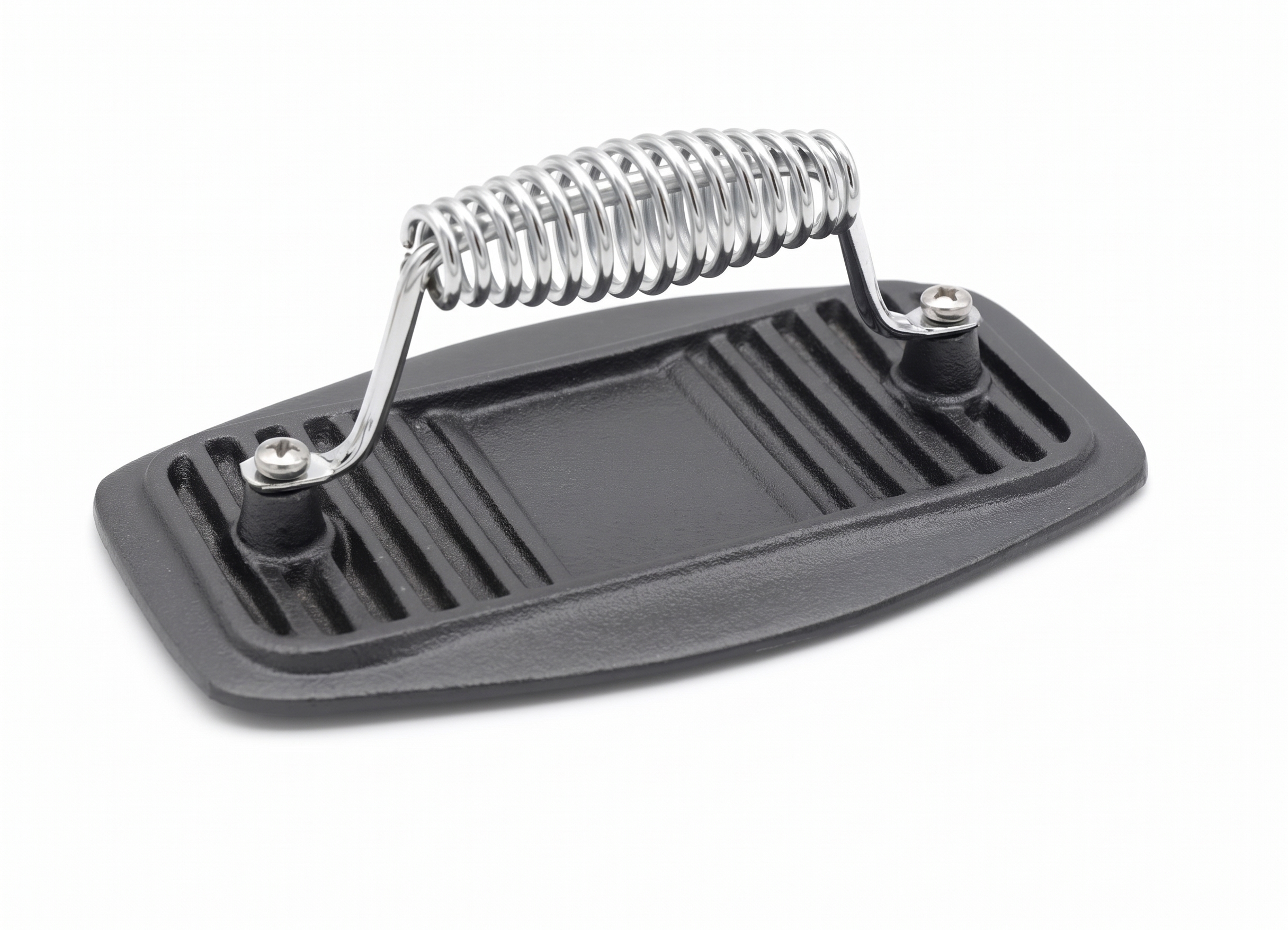 Cast Iron Meat Press with Stainless Steel Spiral Handle JTGP-256