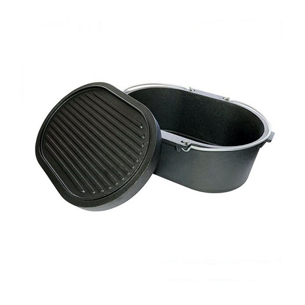 Oval Camp Oven with Grill Lid JTBP-412