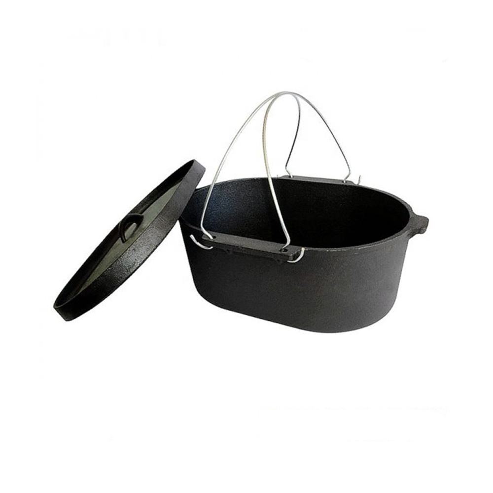 Oval Camp Oven with Grill Lid JTBP-412