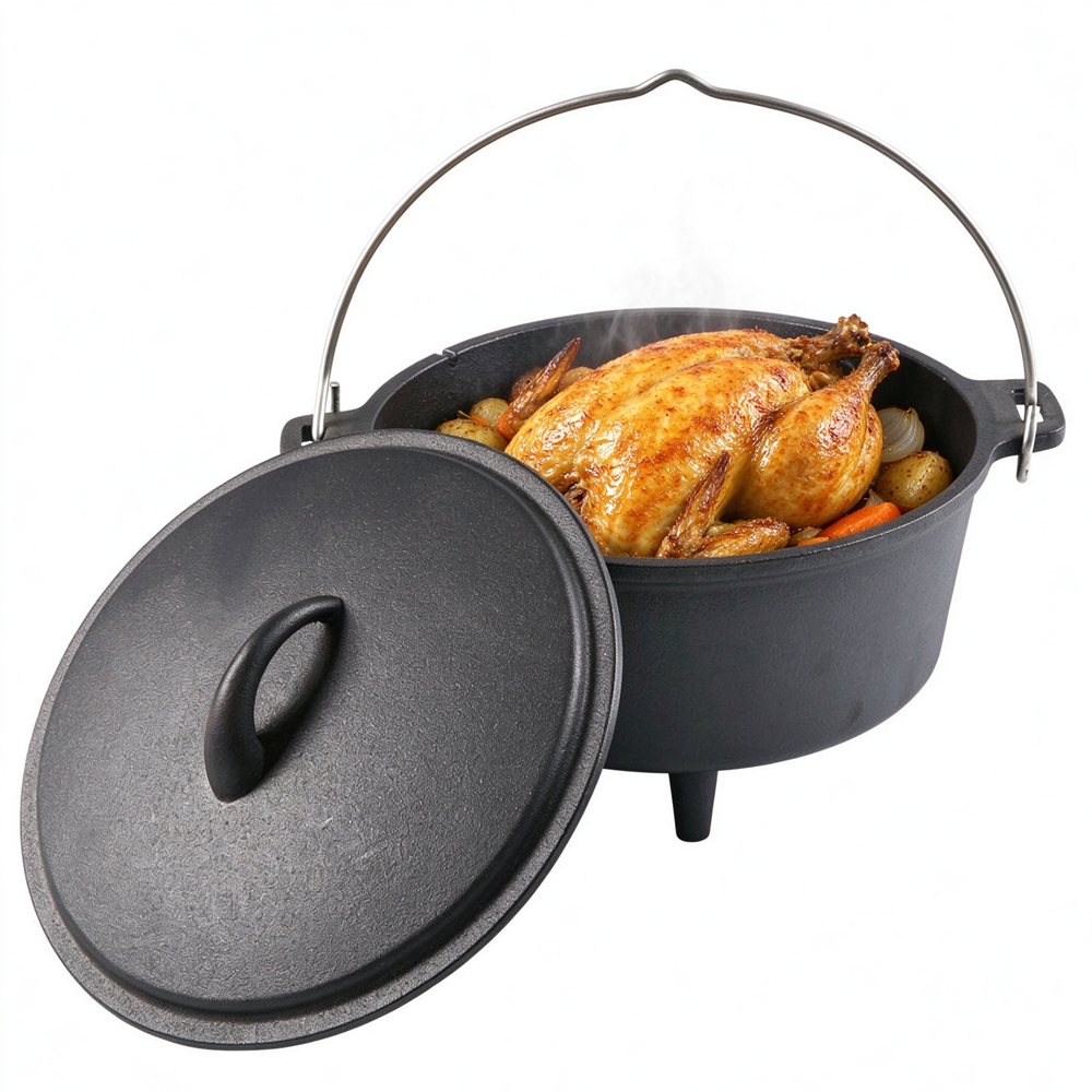 Cast Iron Dutch Oven Pot JTDO-002-4L 6L 9L 12L