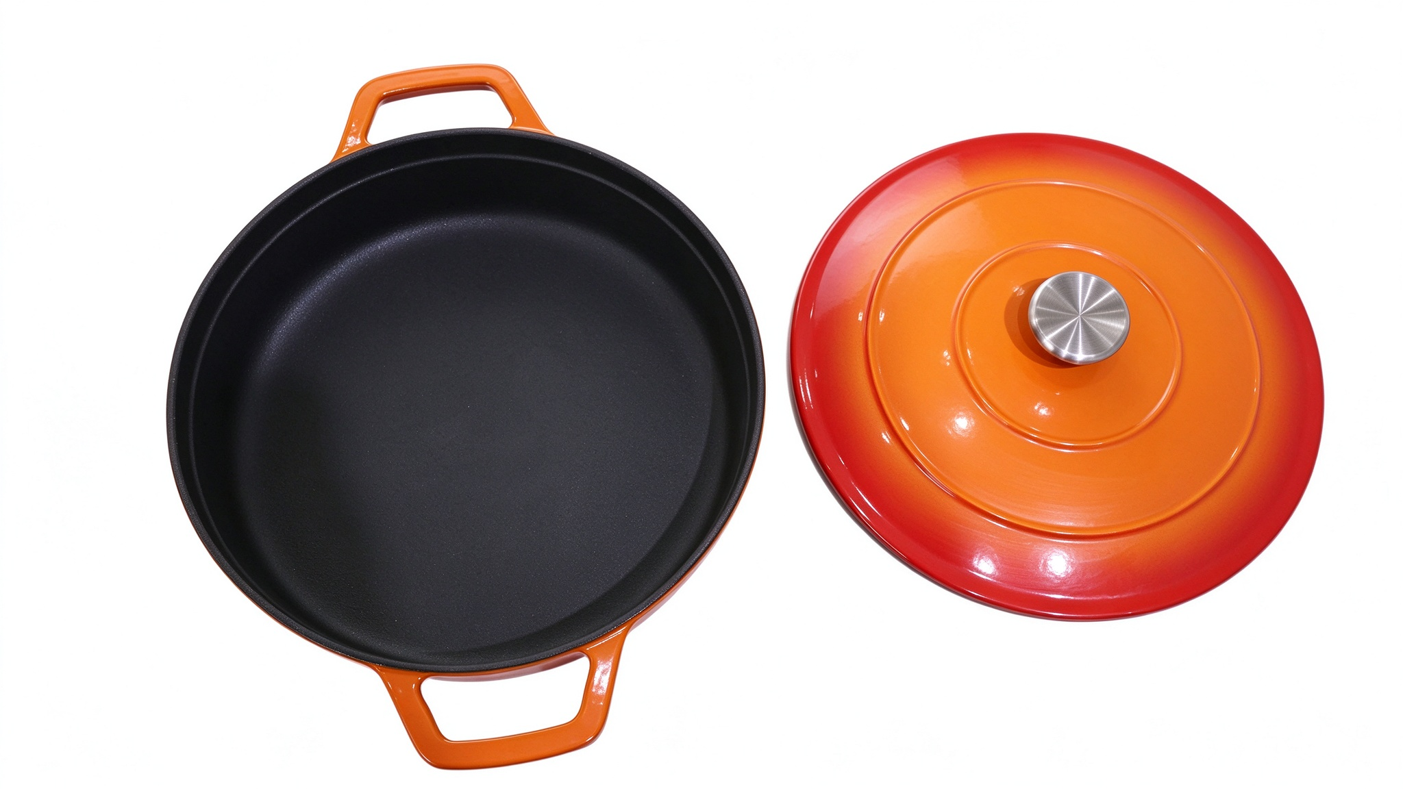 Cast Iron Dutch Oven/Cast Iron Braiser/JTEC-02807Y