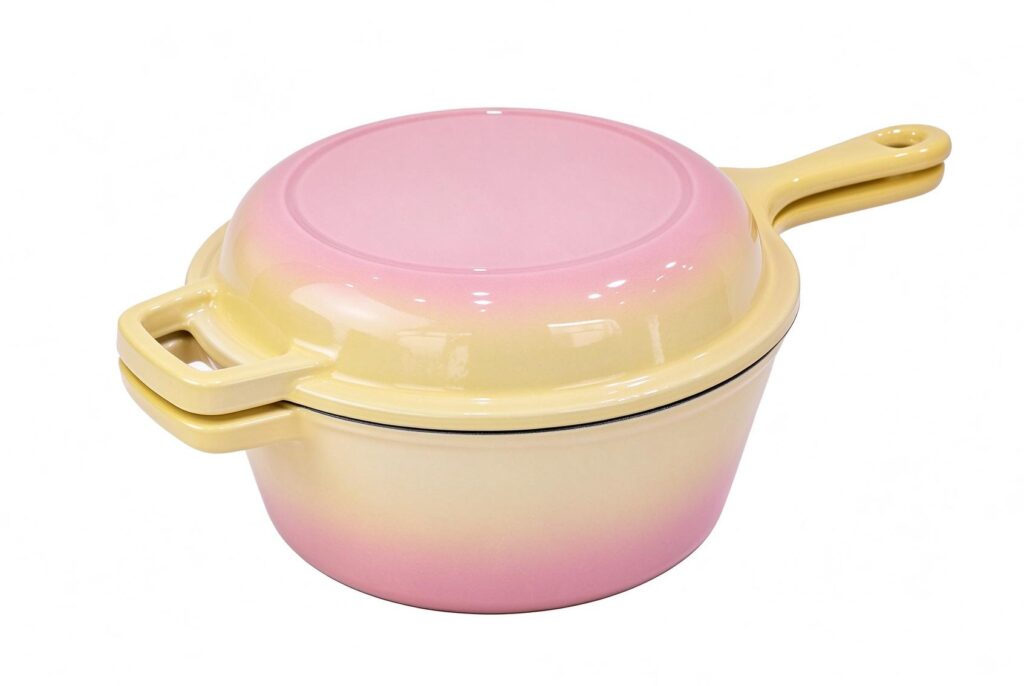 Enameled Cast Iron Dutch Oven/Braiser Pan/JTEC-1001E