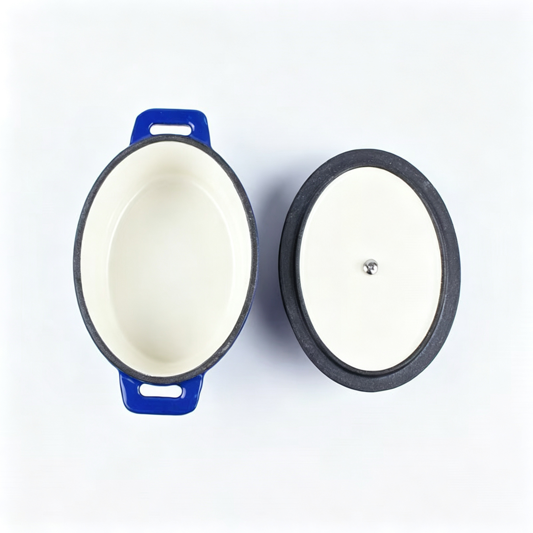 Mini Oval Enamel Cast Iron Cocotte/Casserole Pot/JTEC-345E