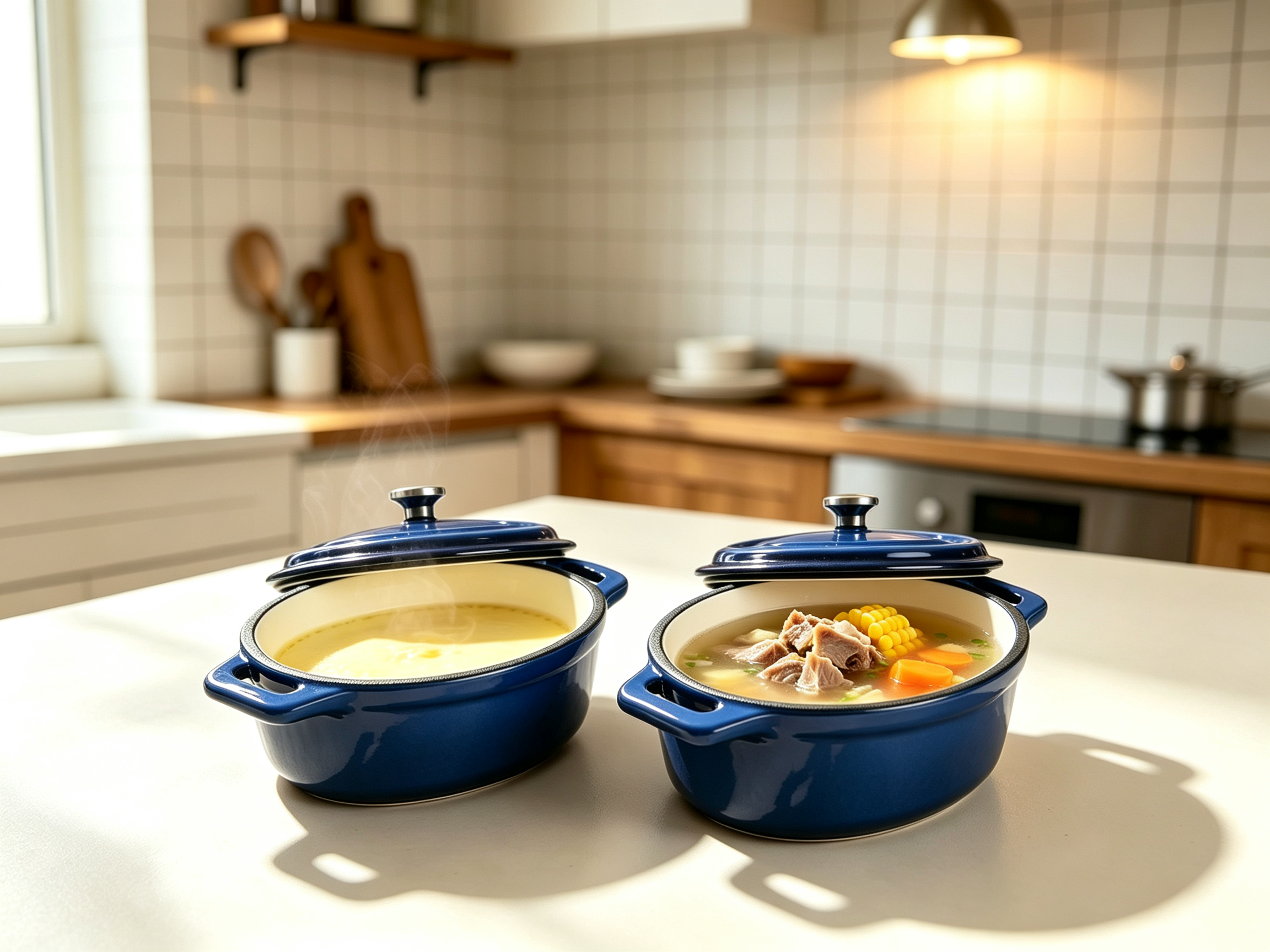 Mini Oval Enamel Cast Iron Cocotte/Casserole Pot/JTEC-345E
