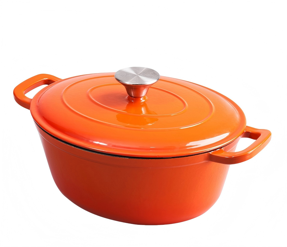 Cast Iron Dutch Oven/Oval Casserole Pot/JTEC-B28