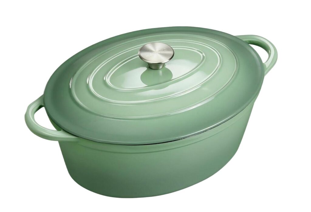 Cast Iron Dutch Oven Pot/Oval Casserole/JTEC-B27/JTEC-B29