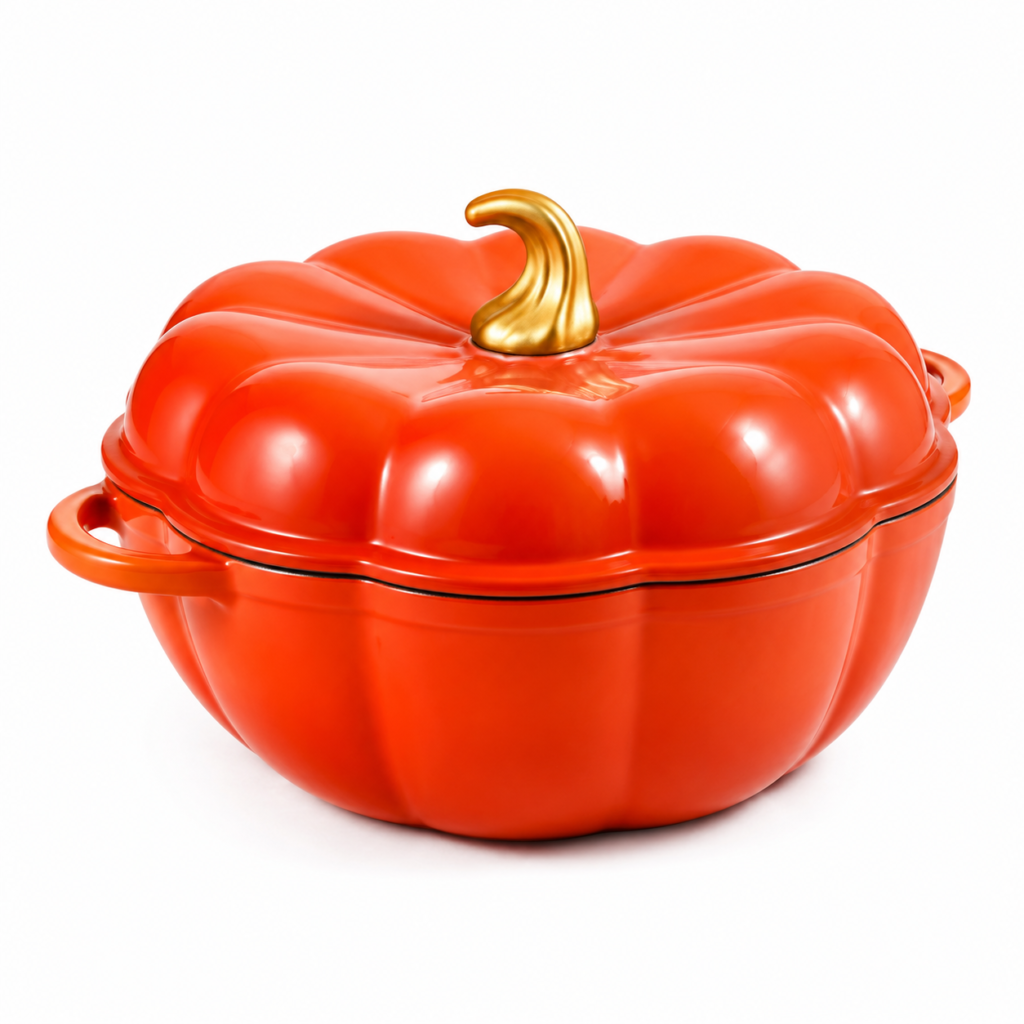 Pumpkin Dutch Oven/Enamel Casserole Pot/JTEC-P017