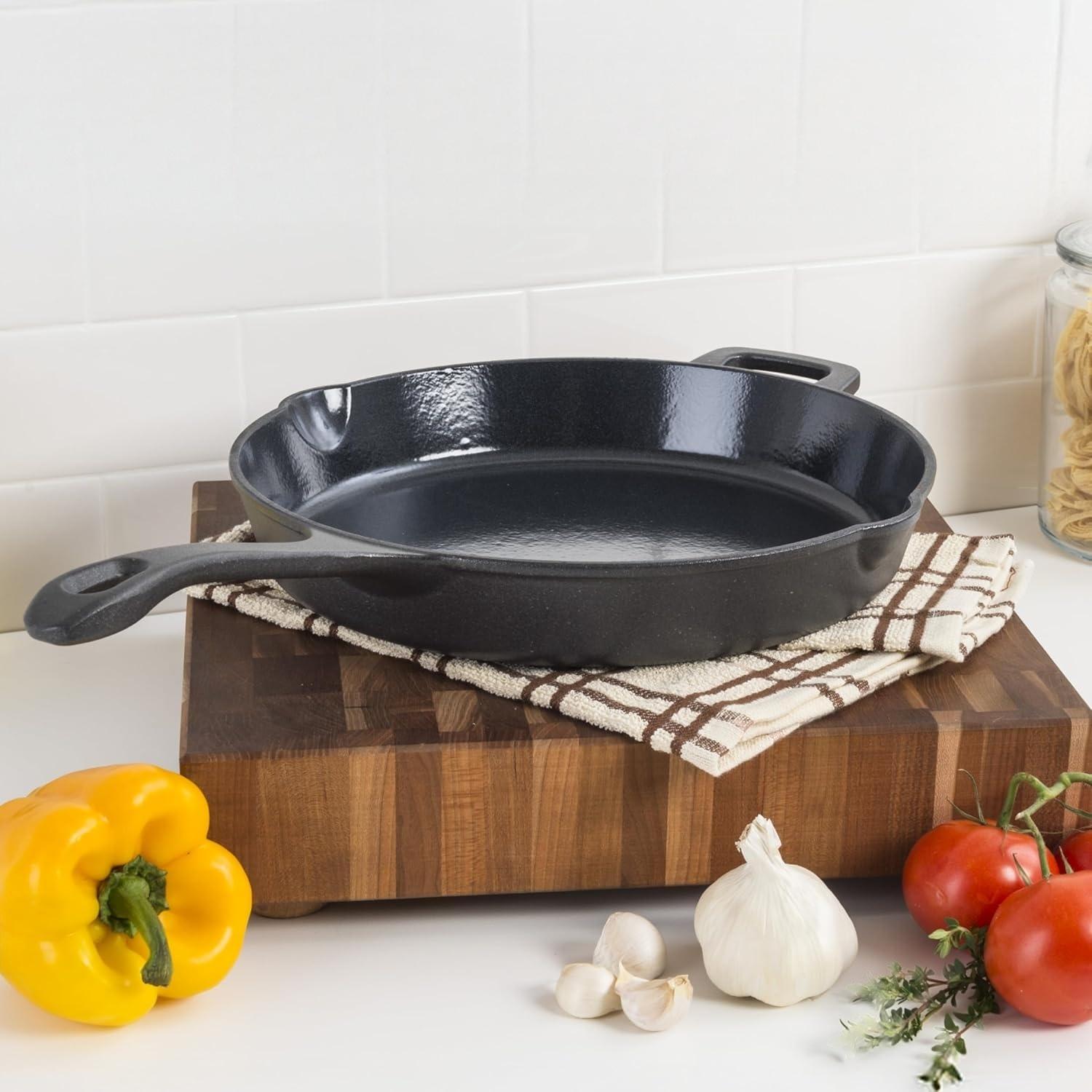 Cast Iron Skillet/Round Fry Pan/JTEP-27P