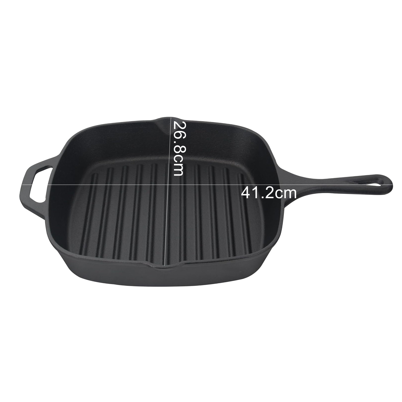 Cast Iron Skillet/Grill Fry Pan / JTFP-2525A