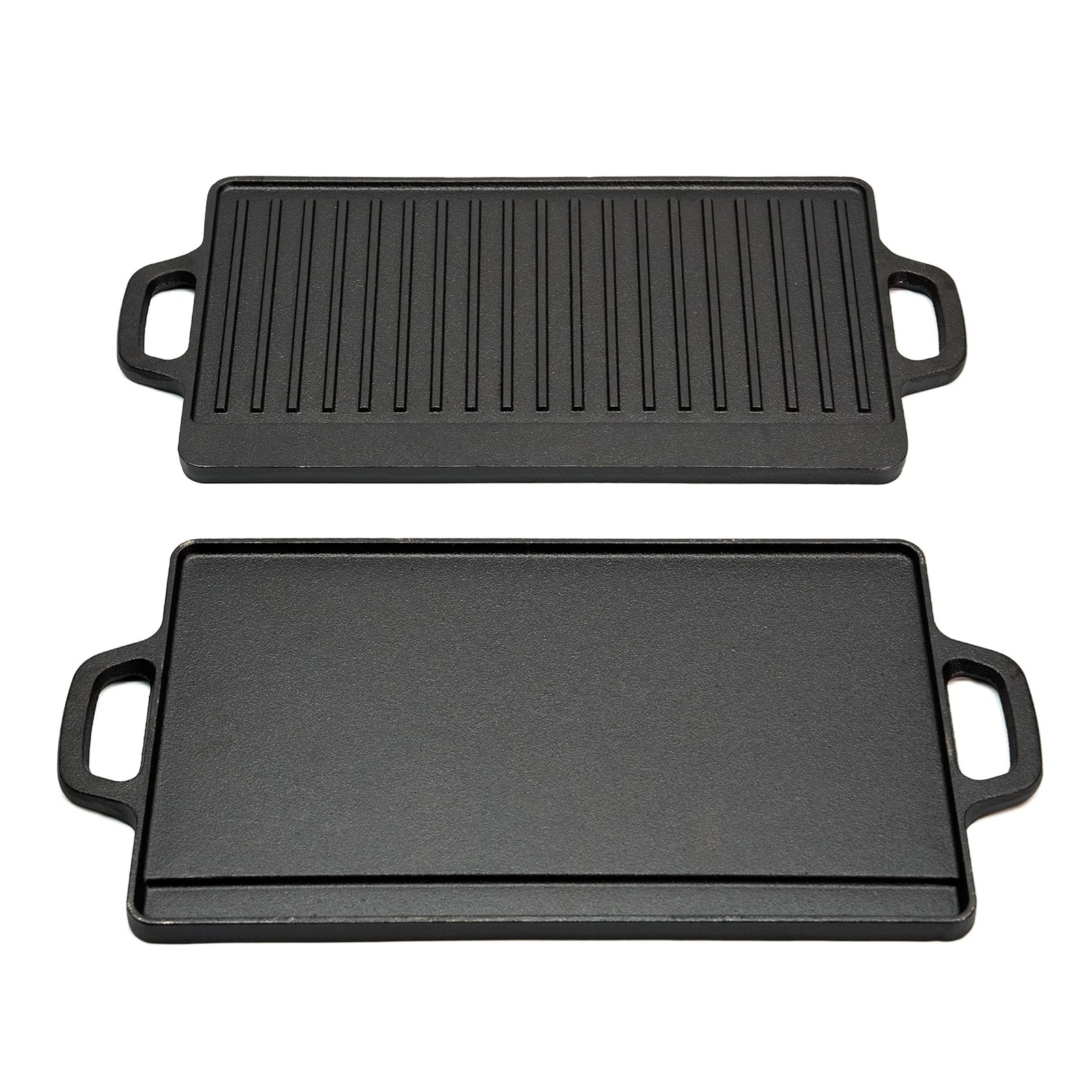 Cast Iron Reversible Grill Griddle Plate / Griddle Pan JTGR-301C