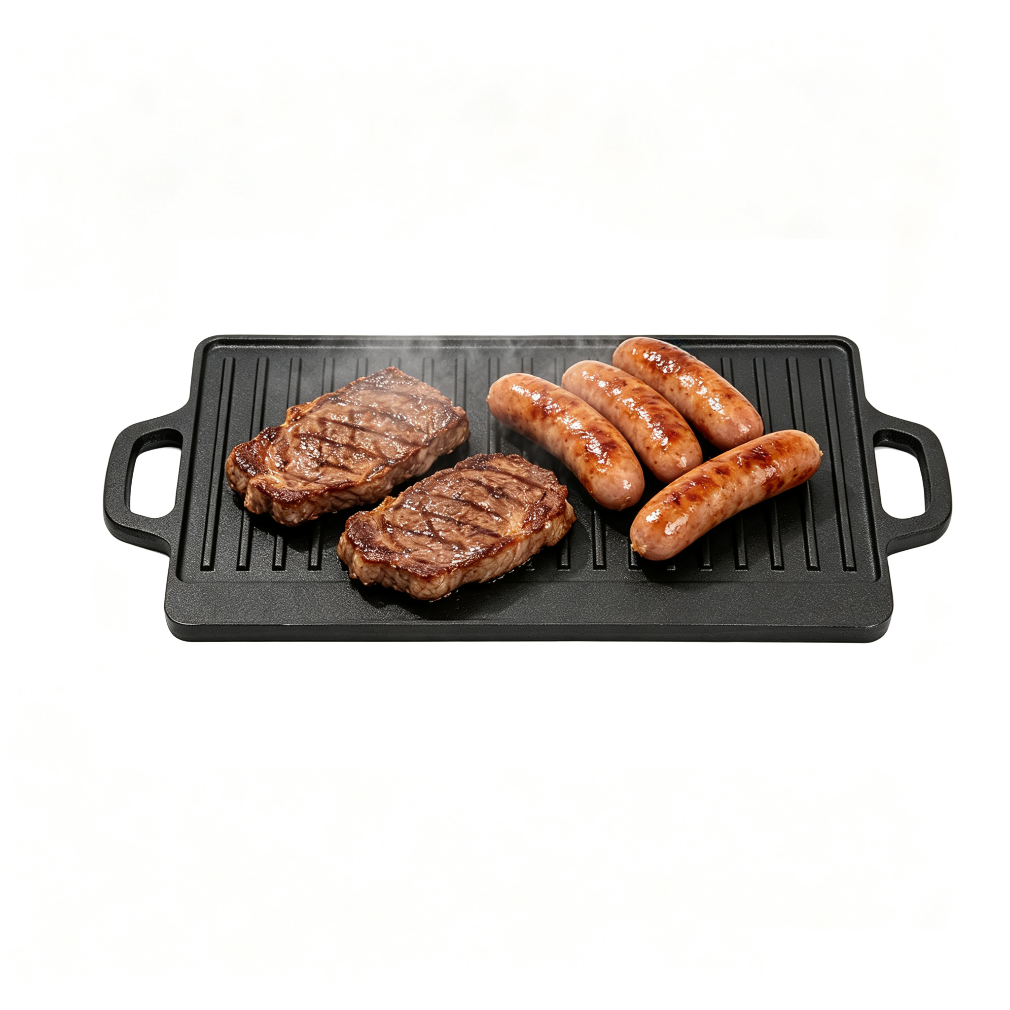Cast Iron Reversible Grill Griddle Plate / Griddle Pan JTGR-301C
