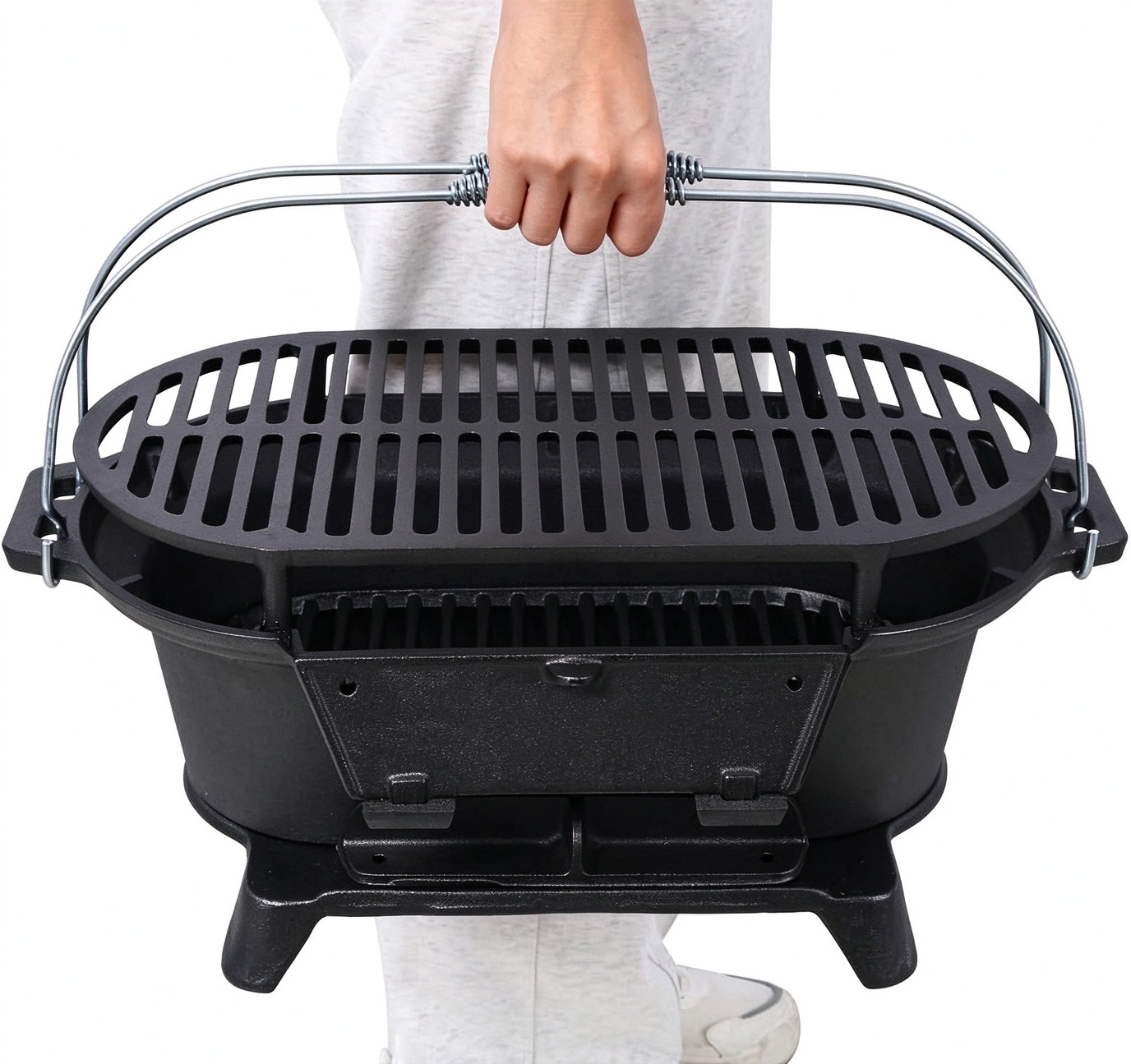 Camping Cast Iron Outdoor Grill JTHG-003