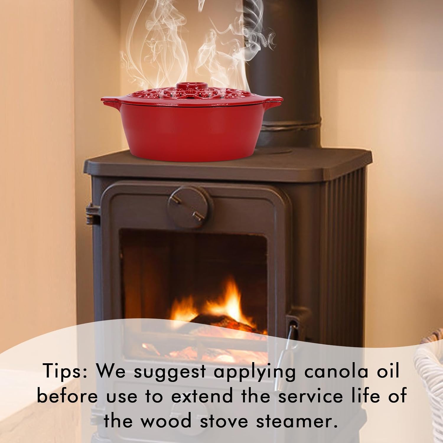 Wood Stove Steamer/Cast Iron Humidifier/JTHU-001