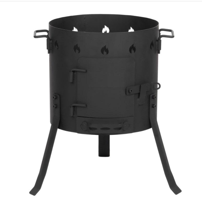 Outdoor Stove Kazan Pot Cauldron Camping Fire Pit JTKS-A B C