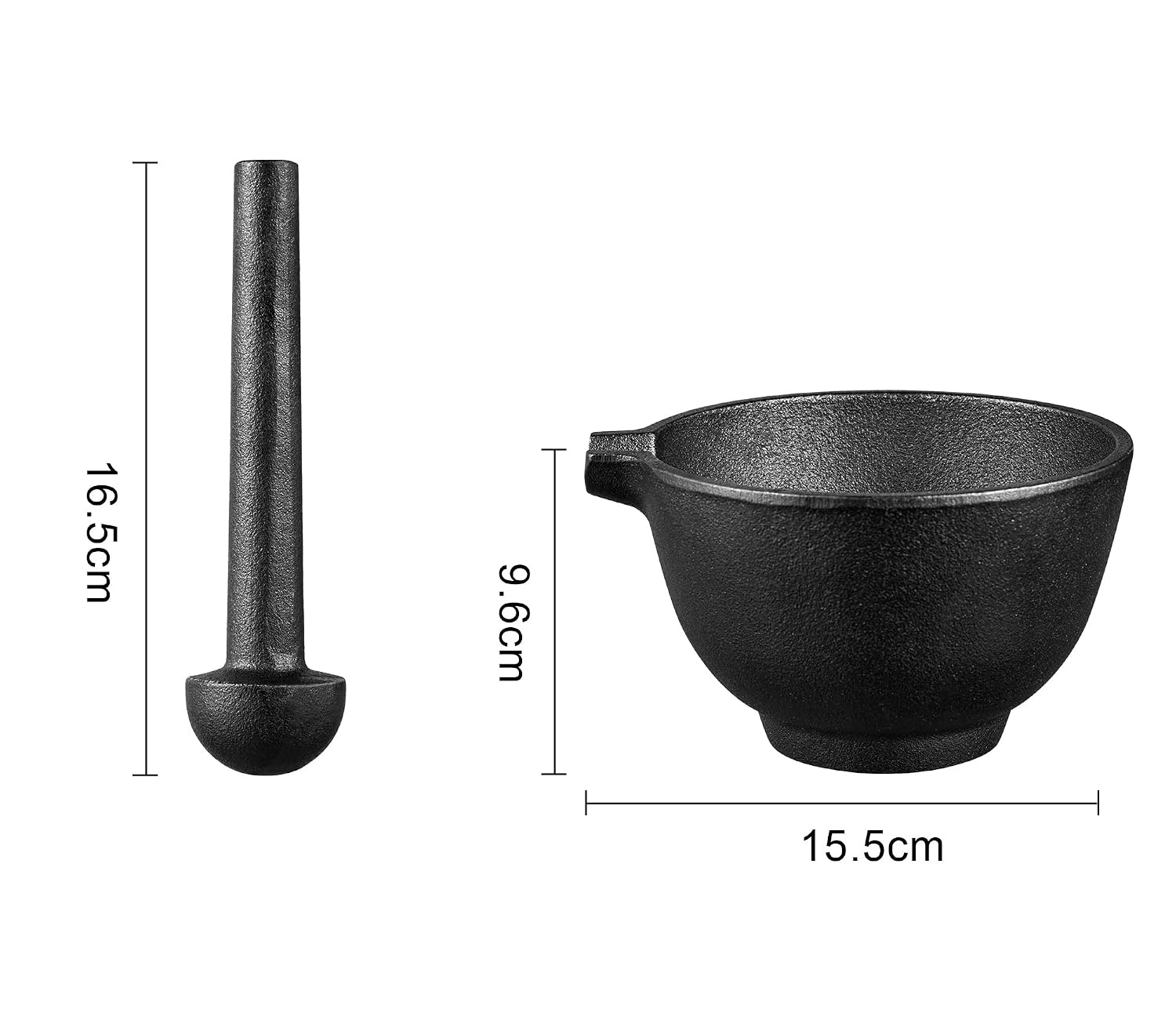Cast Iron Mortar Pestle Set / JTMP-101 JTMP-102 JTMP-103