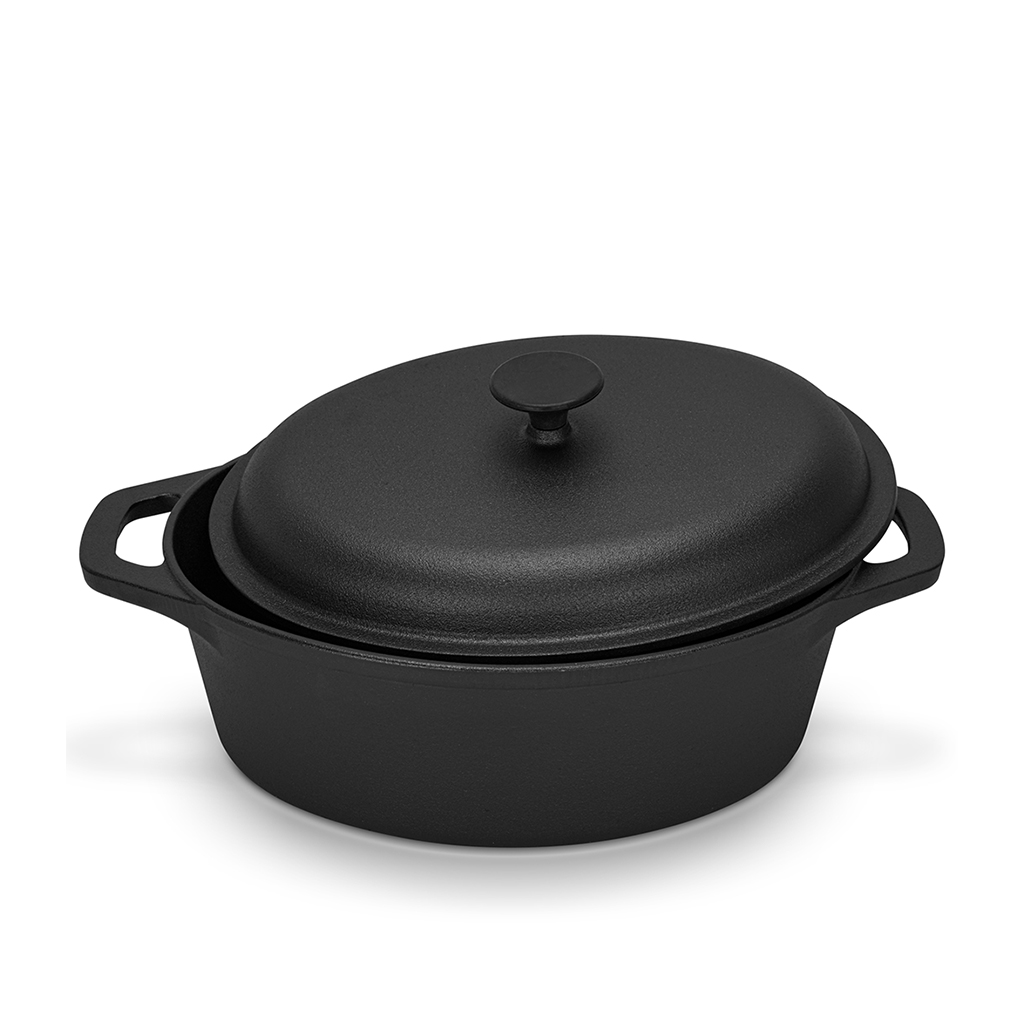 Cast Iron Oval Dutch Oven JTPC-361B 361C