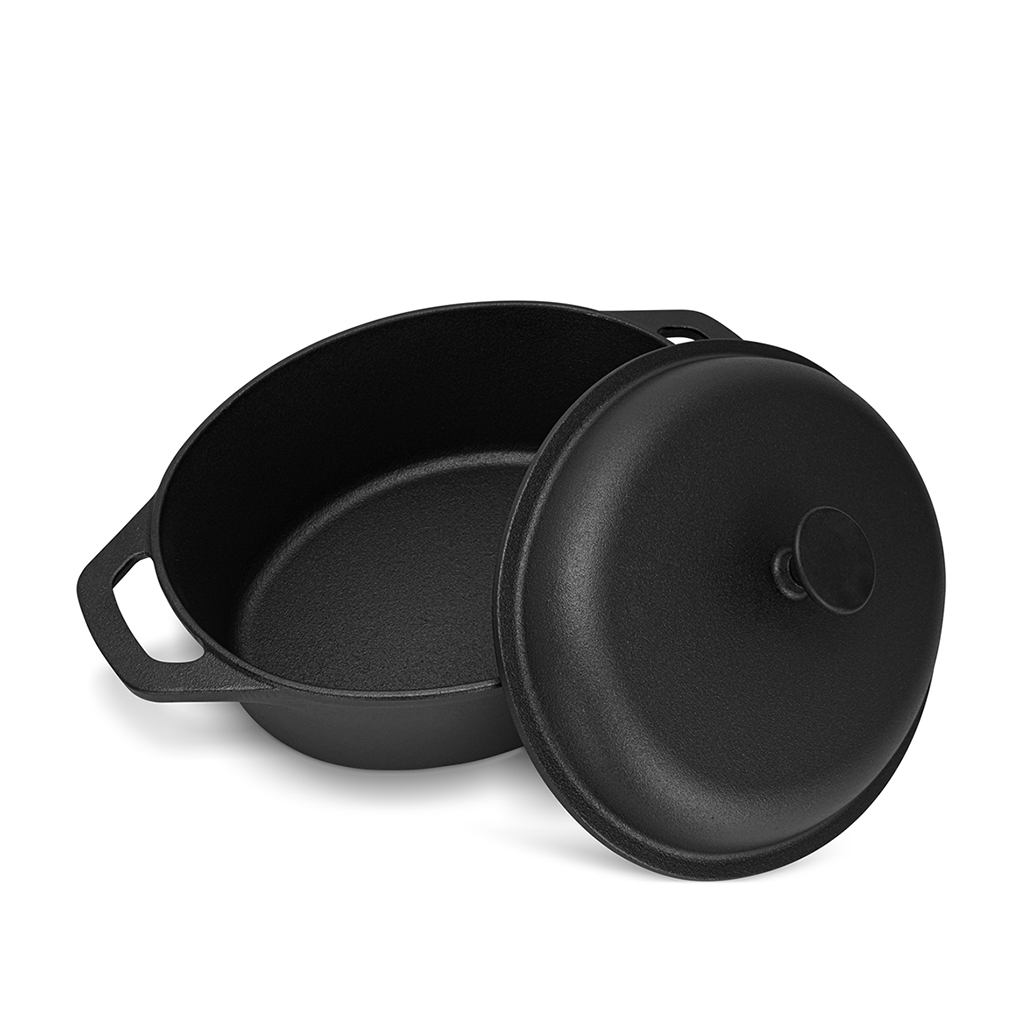 Cast Iron Oval Dutch Oven JTPC-361B 361C
