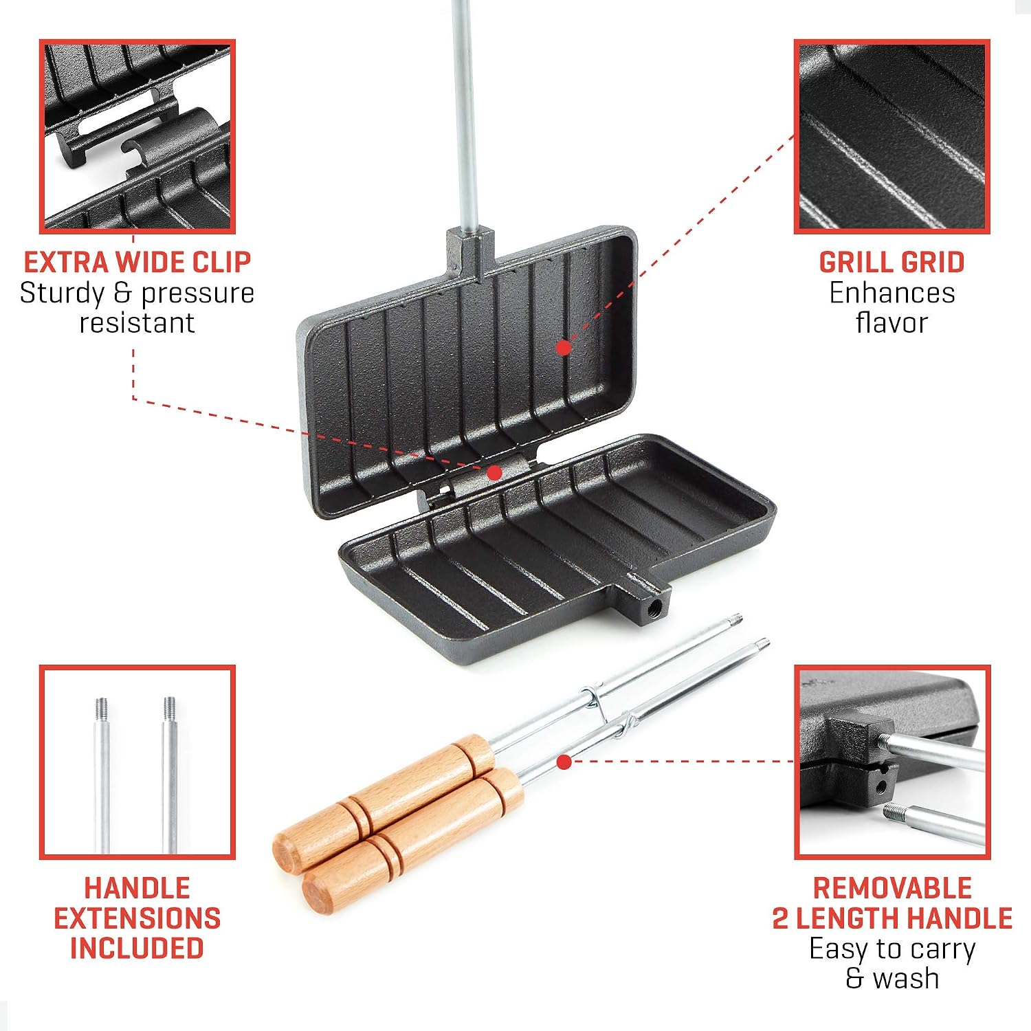 Campfire Sandwich Maker JTPI-2011Y
