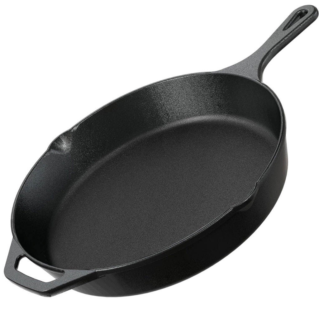 Cast Iron Cookware Skillet Set JTPS-6 PCS SET