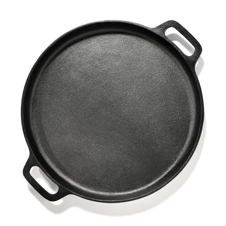 Cast Iron Pizza Pan with Handles JTSDH-1322B