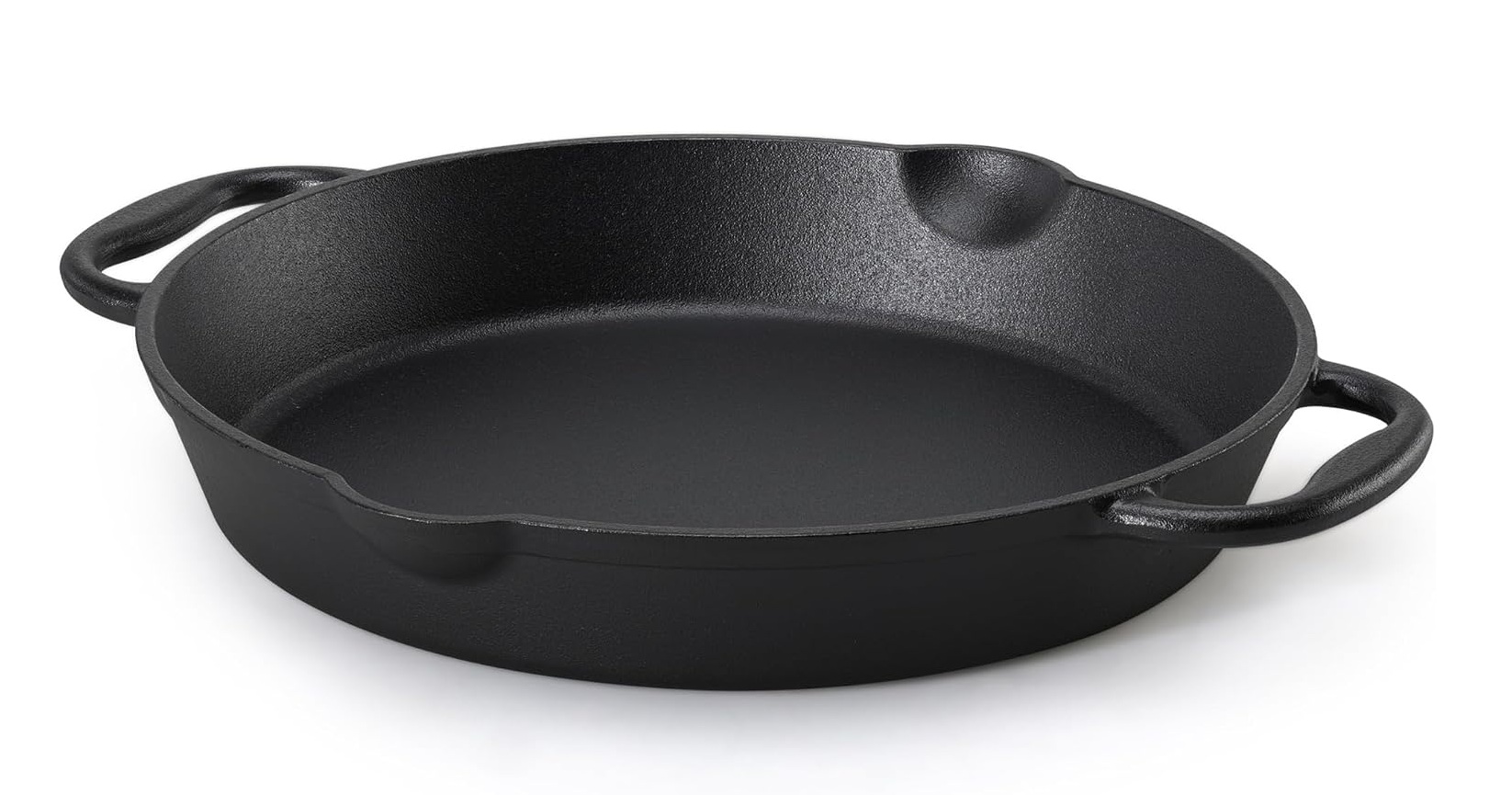 Cast Iron Dual Handle Fry Pan / JTSDH-3030A 3530A 4030A