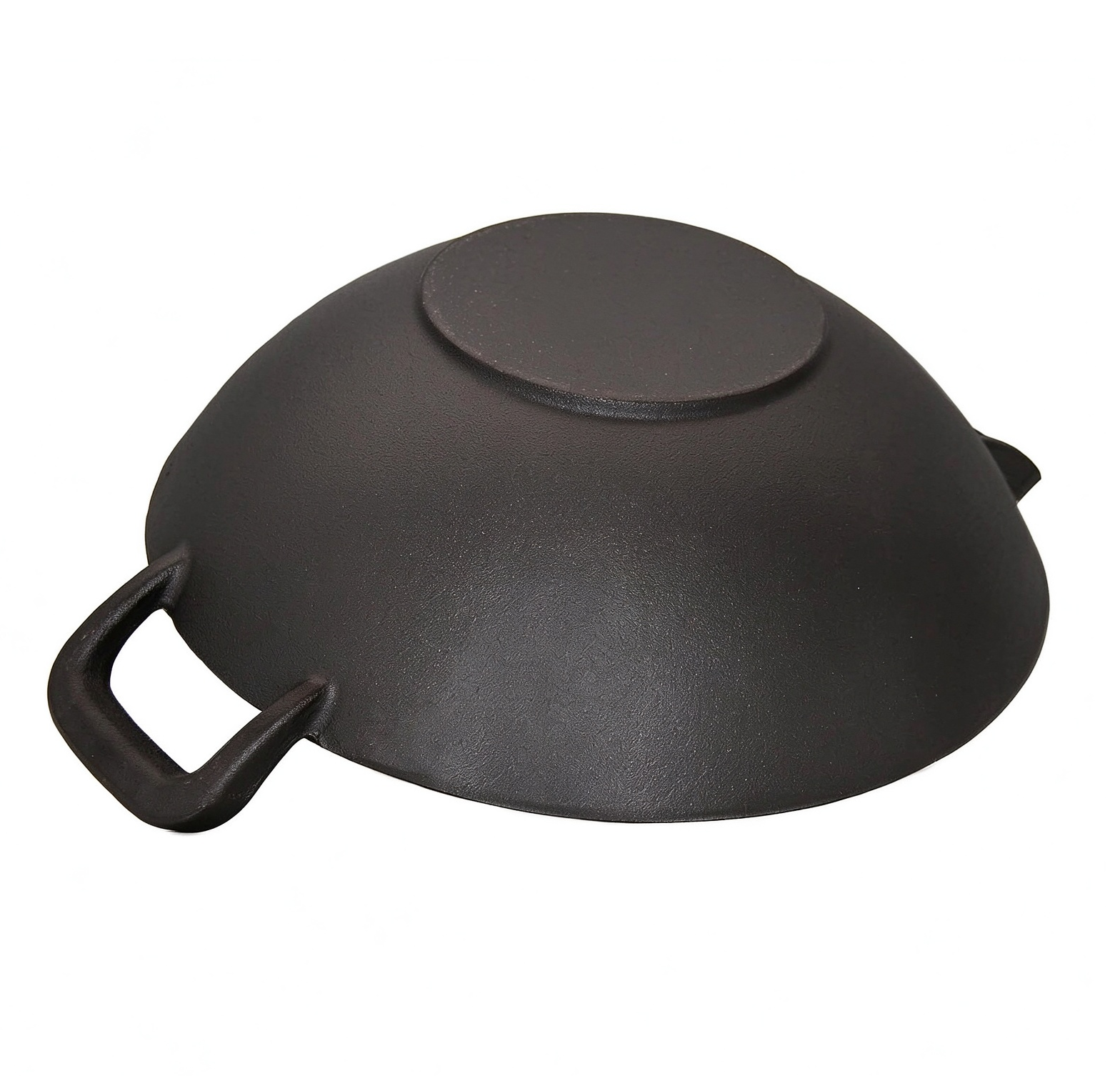Flat-Bottom Cast Iron Wok JTWO-383A 383B 383C