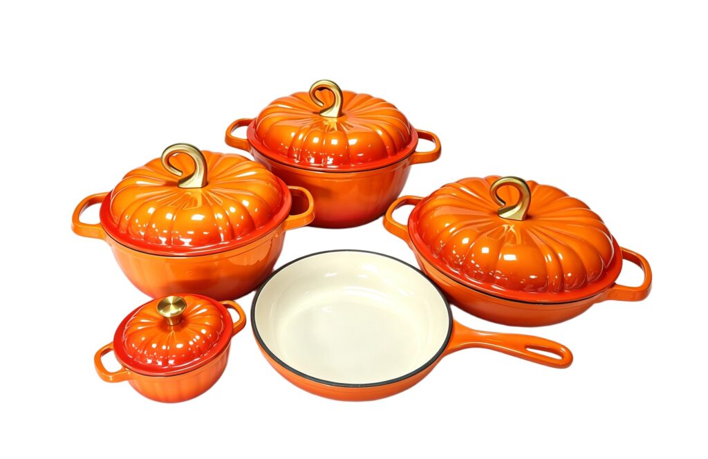 Enameled Cast Iron Dutch Oven Set/JTES-009