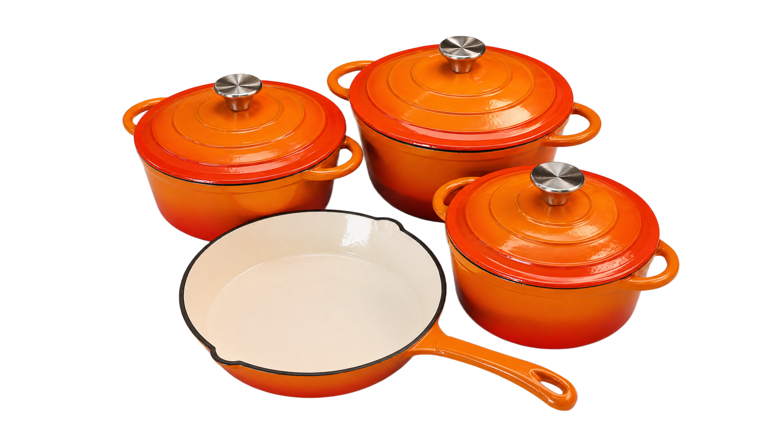 Enameled Cast Iron Dutch Oven Set/JTES-007