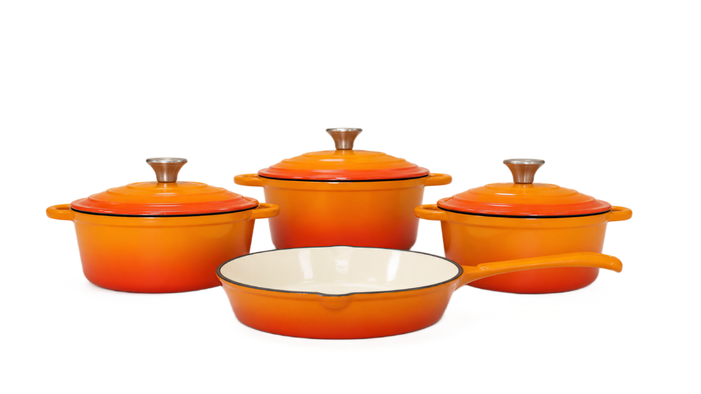 Enameled Cast Iron Dutch Oven Set/JTES-007