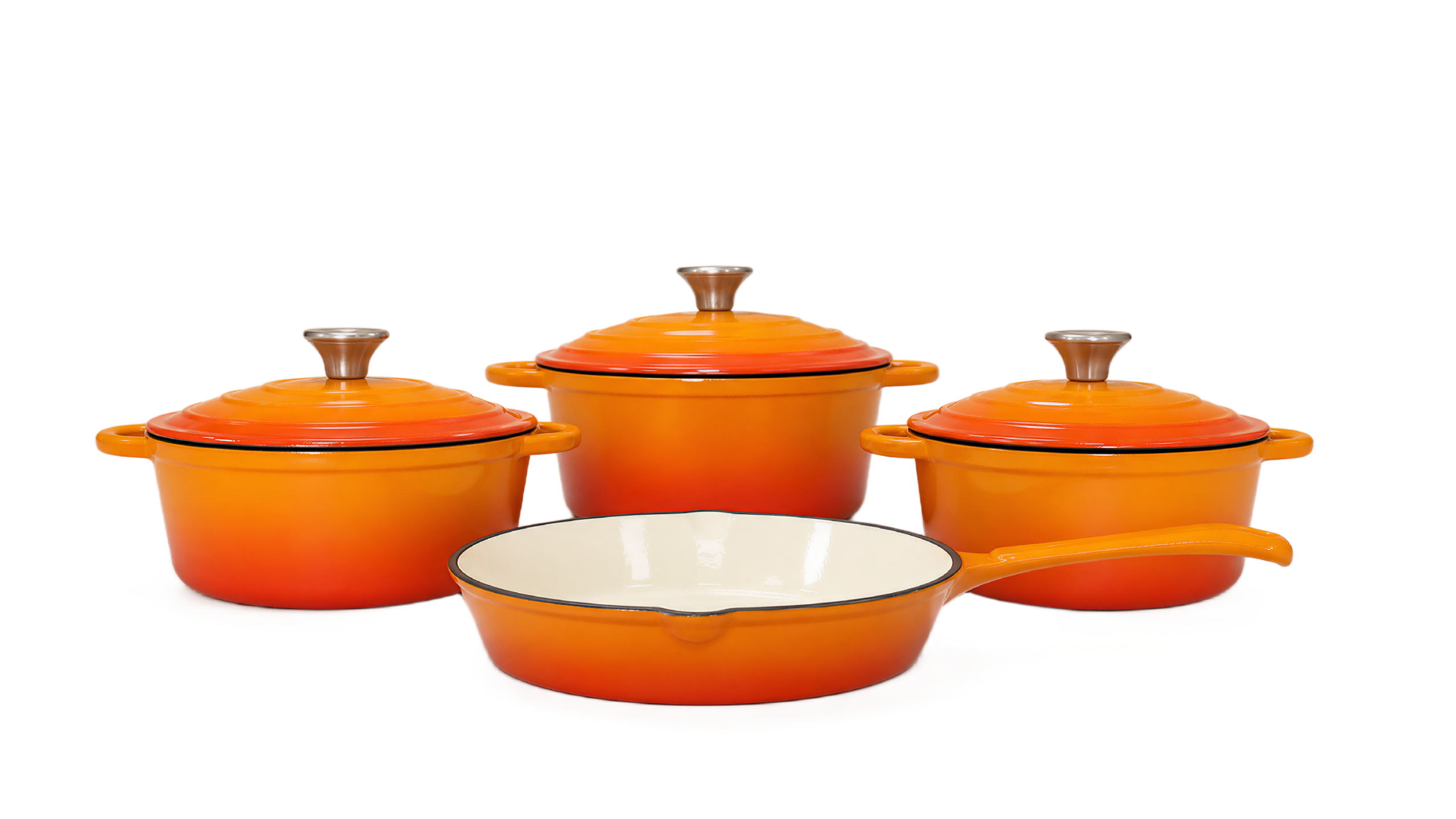Enameled Cast Iron Dutch Oven Set/JTES-007