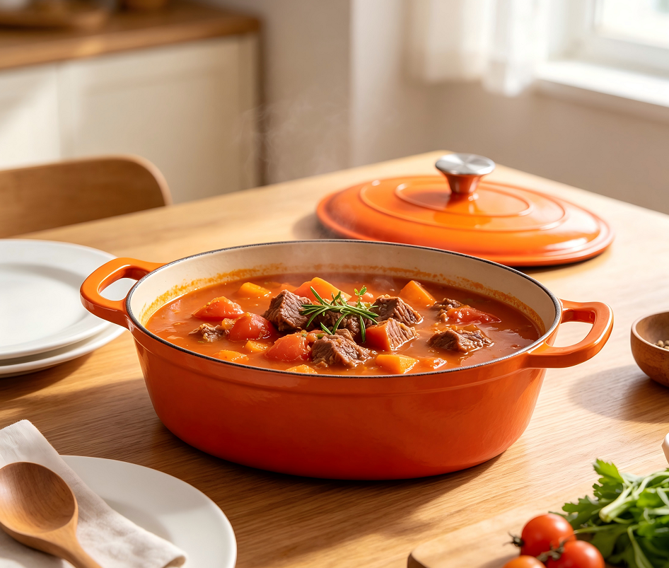Cast Iron Dutch Oven/Oval Casserole Pot/JTEC-B28