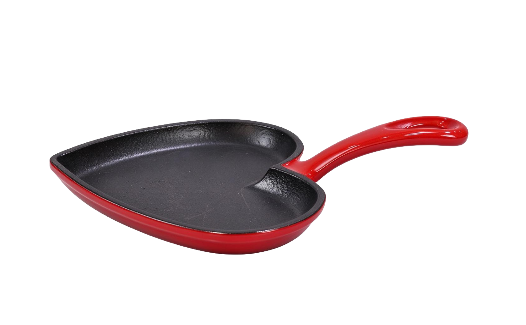 Enameled Cast Iron Heart Skillet/Frying Pan/JTEP-H135