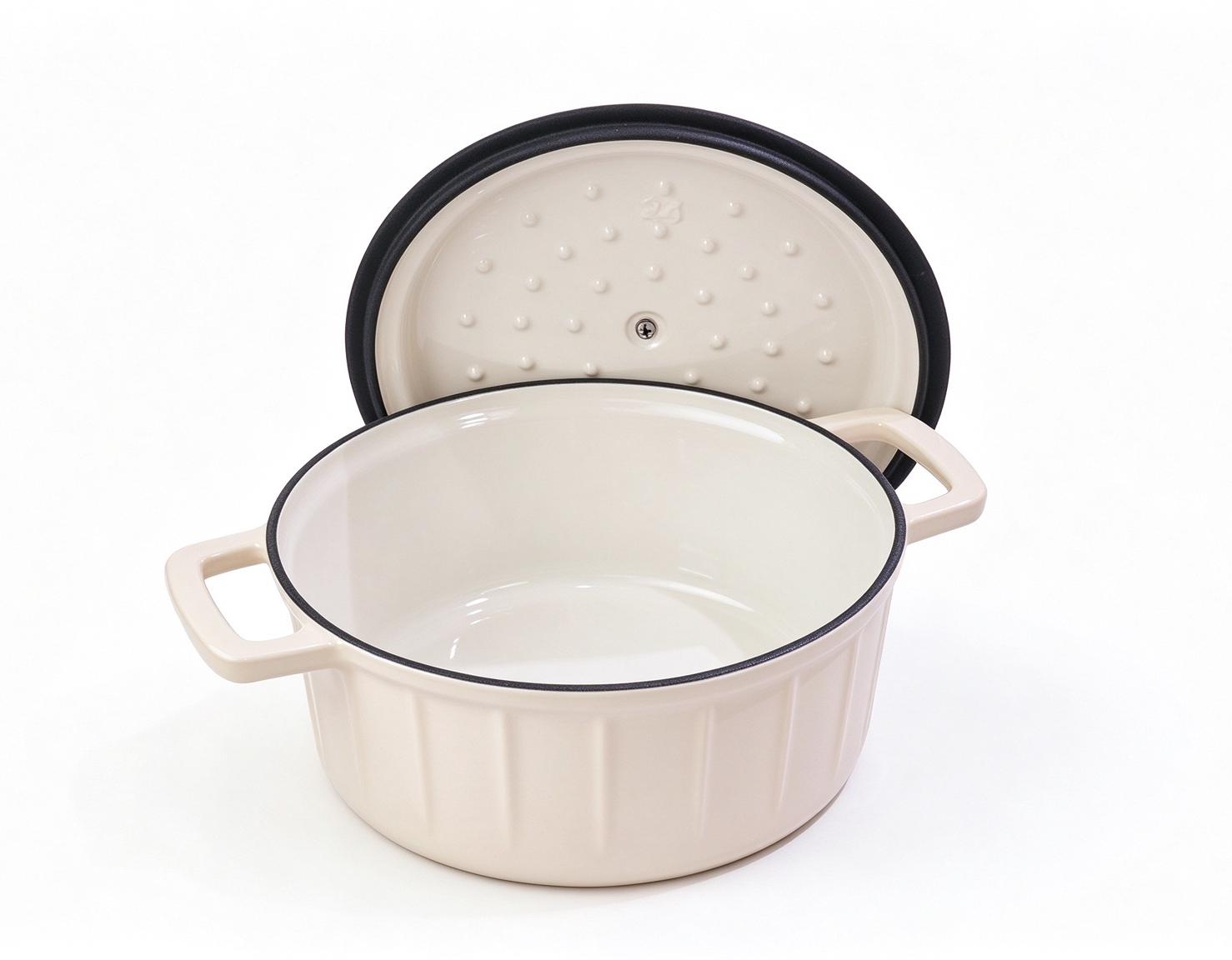 Enameled Cast Iron Dutch Oven/Casserole Pot/JTEC-V24